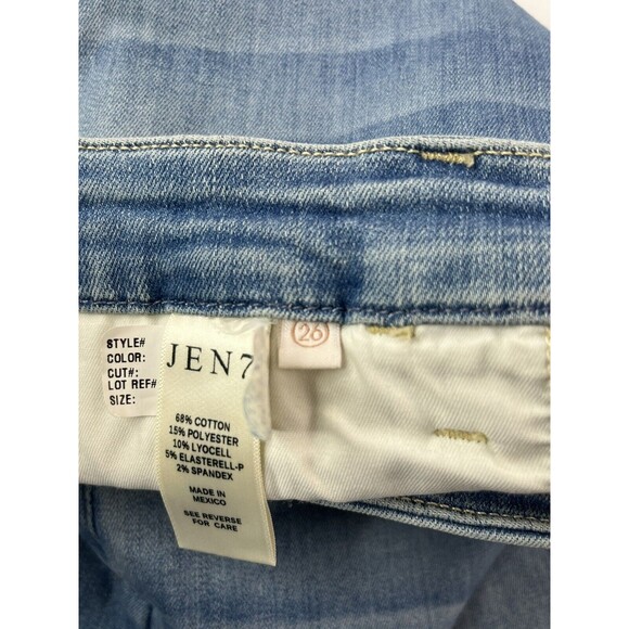 7 For All Mankind Womens Jen7 Plus Size 26 High Waist Skinny Jeans 44x29 NWT - Picture 9 of 16